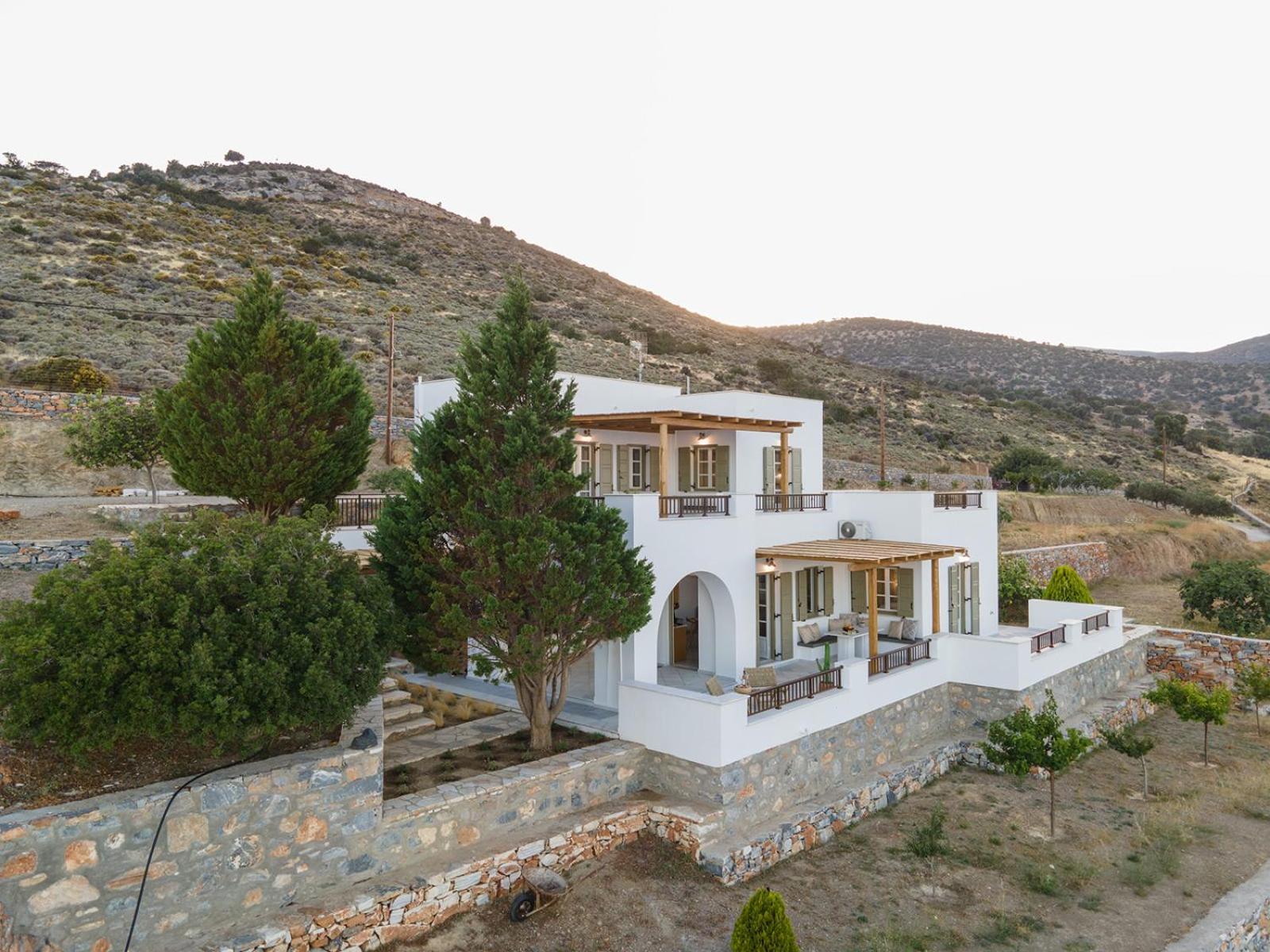 Evdokia - Luxury Olive Yard Apartment With Aegean View Moutsouna Экстерьер фото